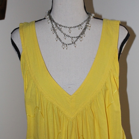 Jackpot, yellow one size sleeveless dress...... - Picture 4 of 8